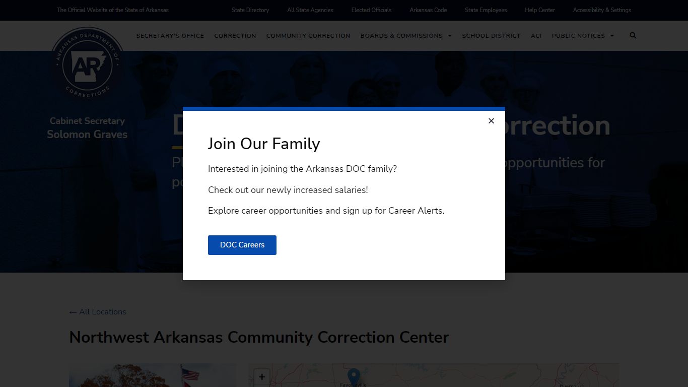 Northwest Arkansas Community Correction Center - Arkansas ...